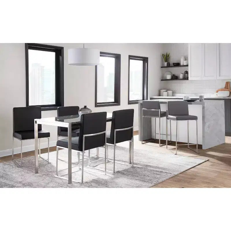 Lot de 2 chaises de salle à manger hautes Fuji - LumiSource