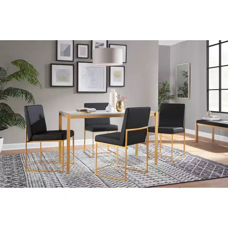 Lot de 2 chaises de salle à manger hautes Fuji - LumiSource