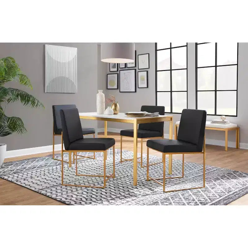 Lot de 2 chaises de salle à manger hautes Fuji - LumiSource