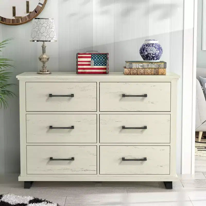 Commode 6 tiroirs de 132 cm - Festivo