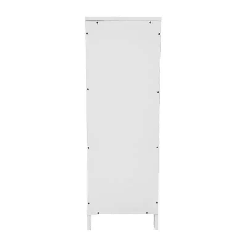Merrick Lane Meuble de rangement de salle de bain à 2 tiroirs avec étagère ouverte
