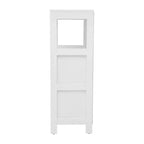 Merrick Lane Meuble de rangement de salle de bain à 2 tiroirs avec étagère ouverte