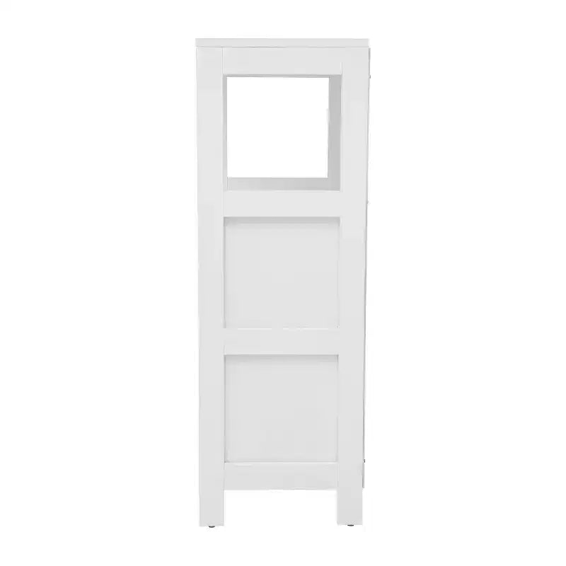 Merrick Lane Meuble de rangement de salle de bain à 2 tiroirs avec étagère ouverte