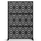 Dovelina Metal Outdoor Privacy Screen Freestanding Patio Decorative Screens