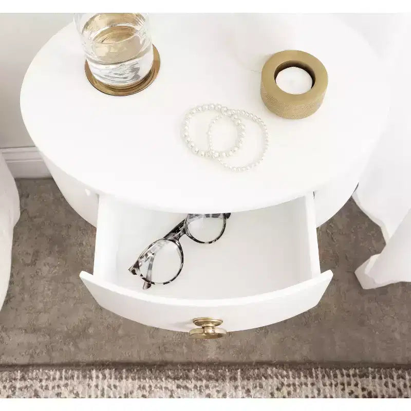 Table d'appoint ovale Decklyn Glam de Kate and Laurel