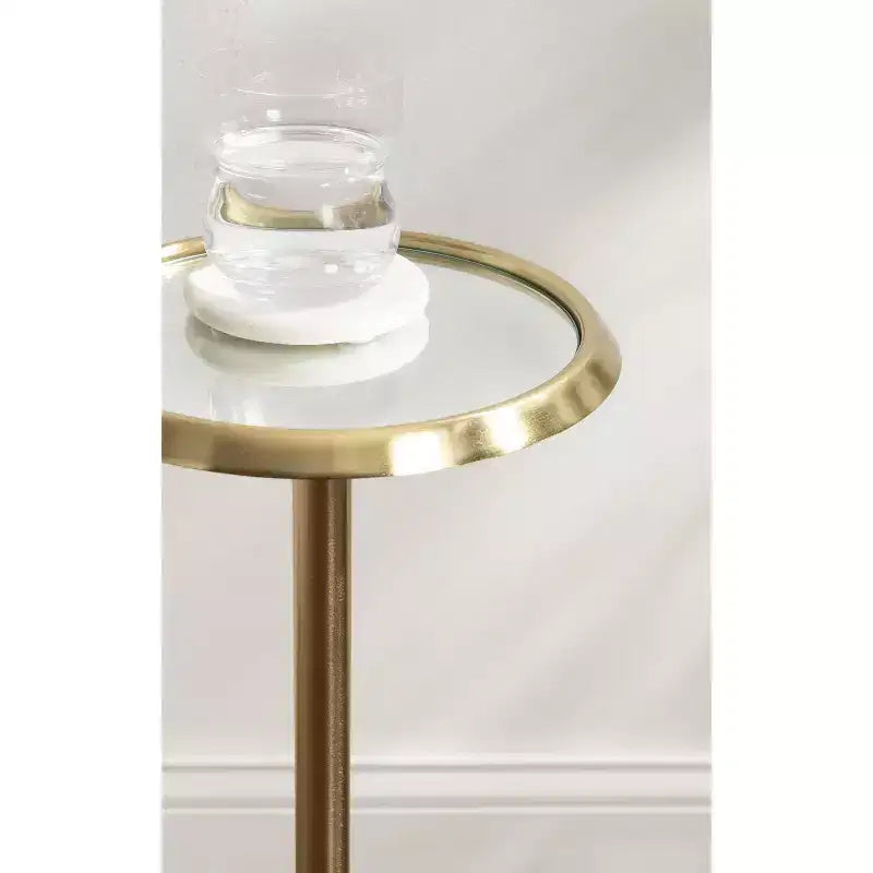 Table d'appoint en métal Sanzo de Kate et Laurel