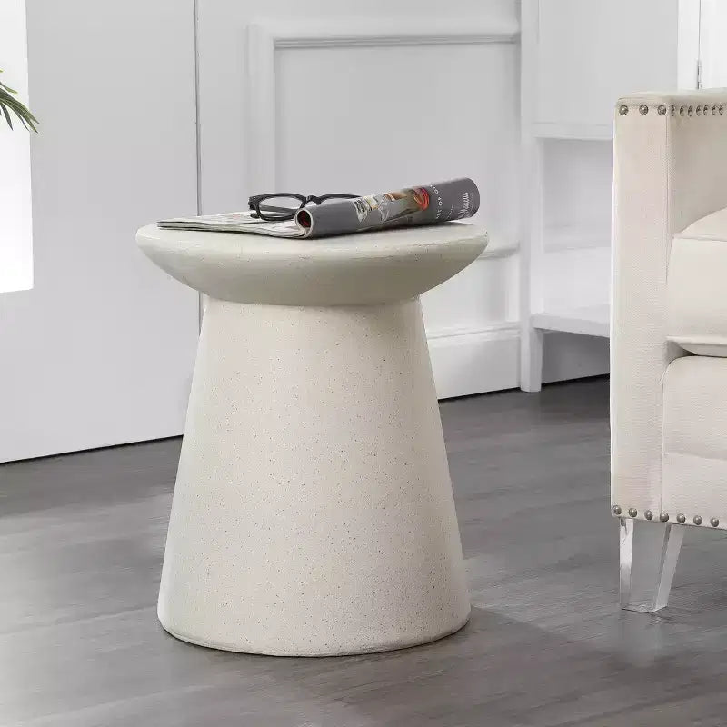 Table d'appoint minimaliste et moderne JONATHAN Y Brady 16.25 pour intérieur/extérieur