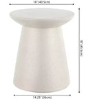 Table d'appoint minimaliste et moderne JONATHAN Y Brady 16.25 pour intérieur/extérieur