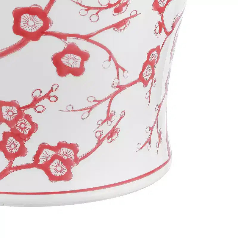 JONATHAN Y Cherry Blossom 17.7 Tabouret de jardin/Table d'appoint en céramique