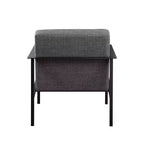 Fauteuil d'appoint fixe en métal Milano de Comfort Pointe
