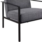 Fauteuil d'appoint fixe en métal Milano de Comfort Pointe