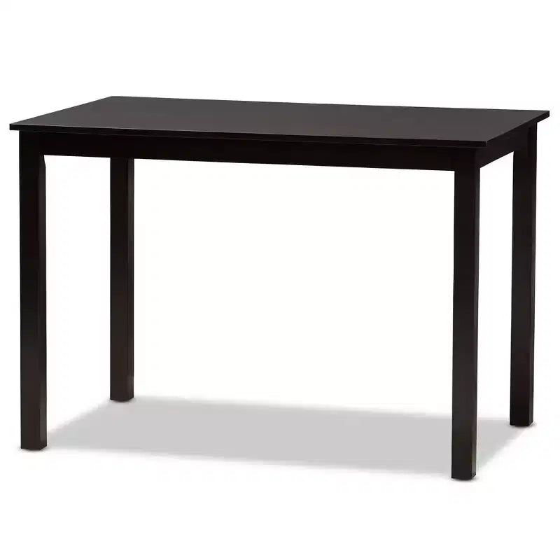 Table de salle à manger moderne en bois Baxton Studio Eveline de 43 pouces
