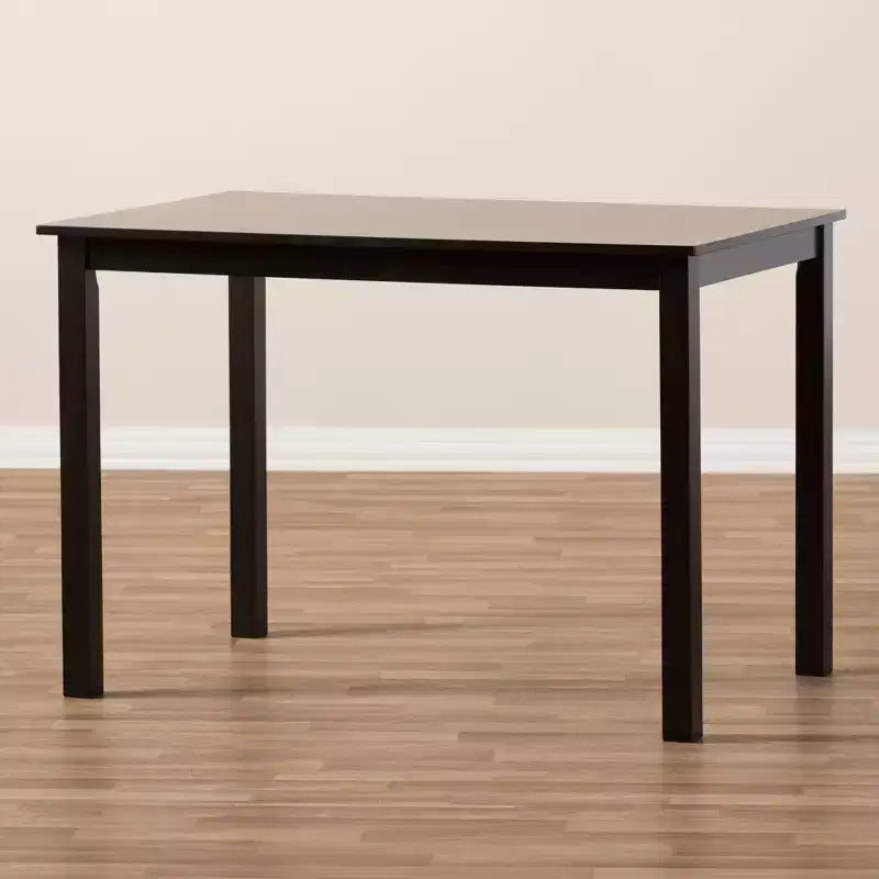 Table de salle à manger moderne en bois Baxton Studio Eveline de 43 pouces