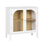 Nathan James Mason Armoire de rangement en bois et verre
