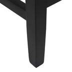 WestinTrends Tabouret de bar à selle rembourré (lot de 2), noir/gris