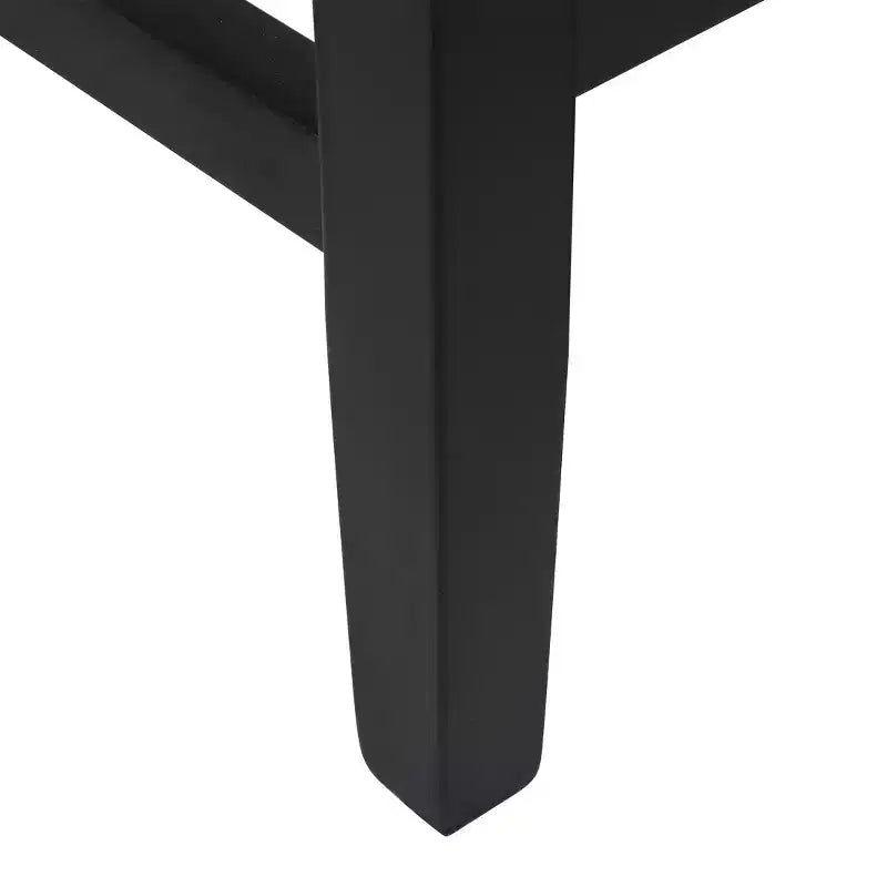 WestinTrends Tabouret de bar à selle rembourré (lot de 2), noir/gris