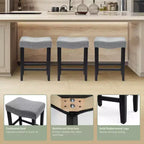 Tabouret de bar et tabouret de comptoir rembourrés WestinTrends
