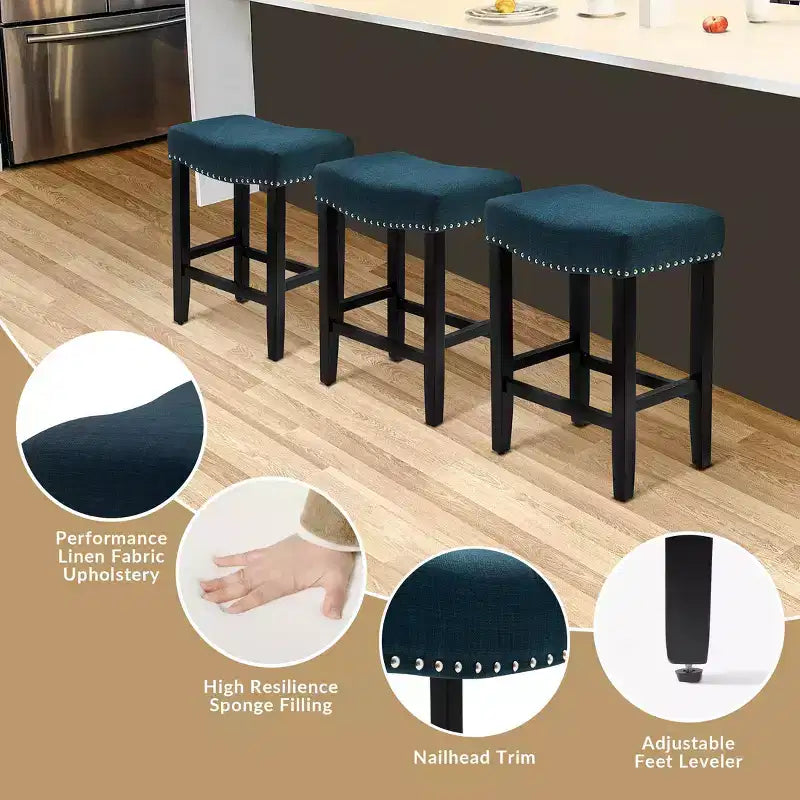 Tabouret de bar et tabouret de comptoir rembourrés WestinTrends