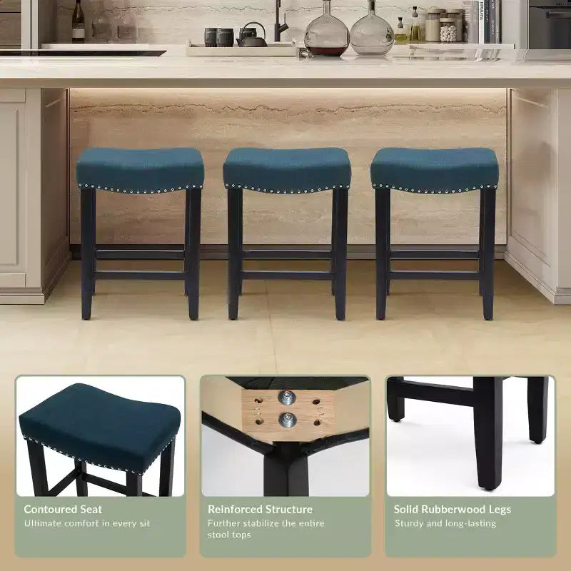 Tabouret de bar et tabouret de comptoir rembourrés WestinTrends