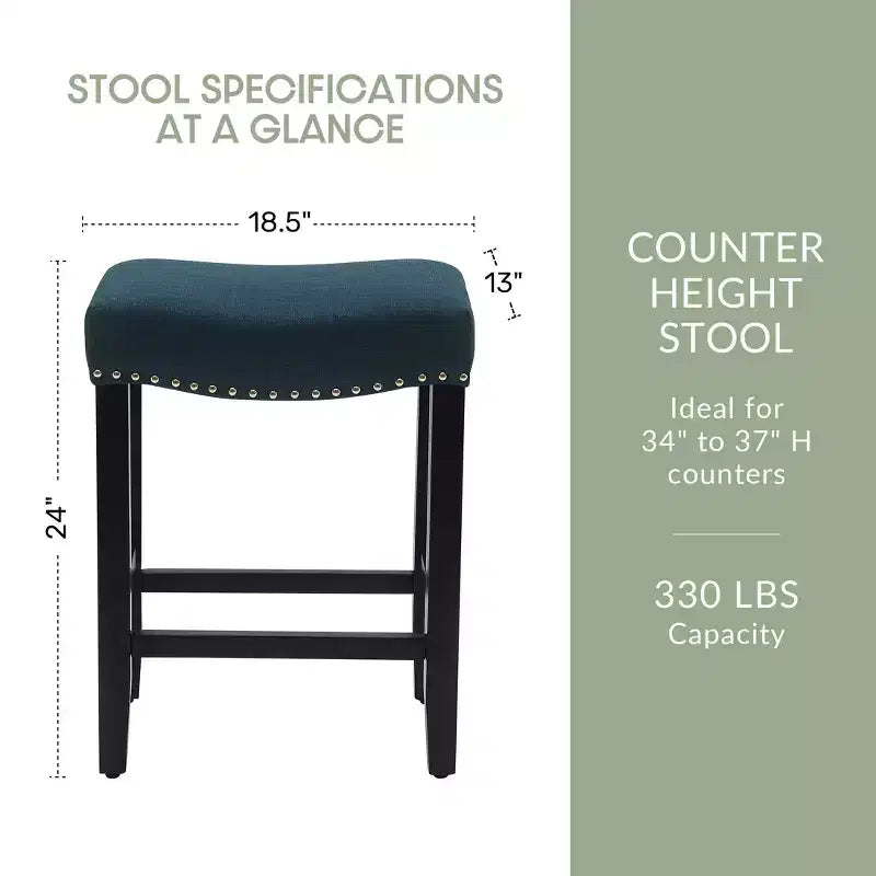 Tabouret de bar et tabouret de comptoir rembourrés WestinTrends