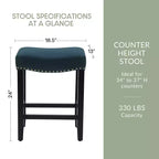 Tabouret de bar et tabouret de comptoir rembourrés WestinTrends