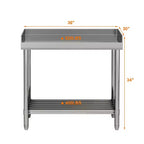 Table de travail en acier inoxydable
