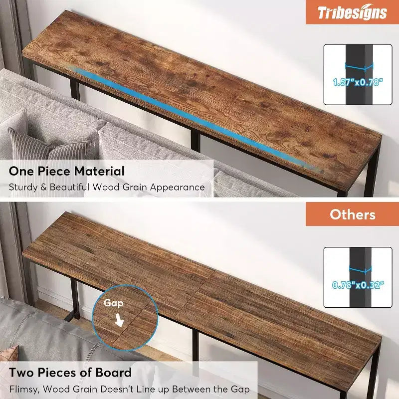 Tribesigns 70.9 Table Console, Table d'entrée Étroite pour Salon