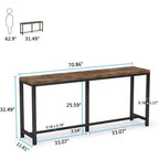 Tribesigns 70.9 Table Console, Table d'entrée Étroite pour Salon