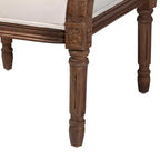 Fauteuil d'appoint Desmond en tissu et bois bali & pari