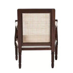 Fauteuil d'appoint Desmond en tissu et bois bali & pari