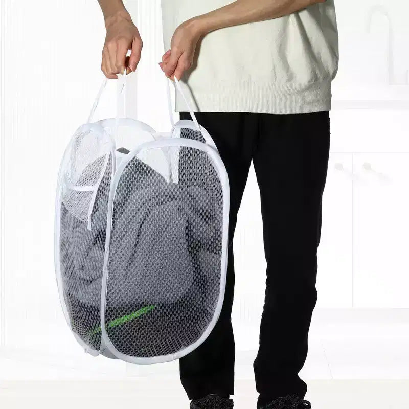 Panier à linge pliable en maille Unique Bargains 40 litres 1 pièce