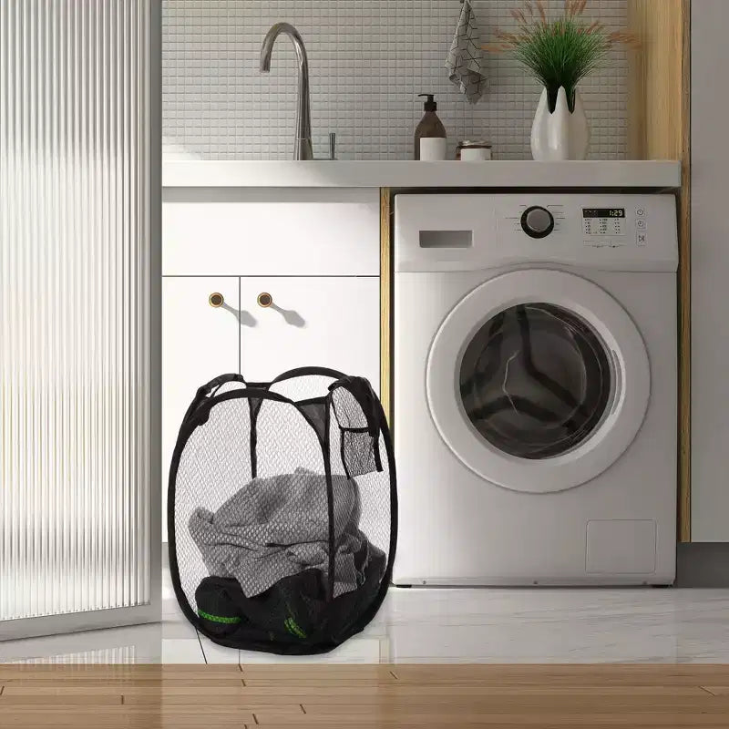 Panier à linge pliable en maille Unique Bargains 40 litres 1 pièce