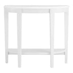Console en demi-lune de transition 36" Heartrhythm avec étagère - Boutique 24h/24, 7j/7 à domicile