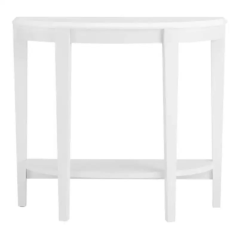 Console en demi-lune de transition 36" Heartrhythm avec étagère - Boutique 24h/24, 7j/7 à domicile
