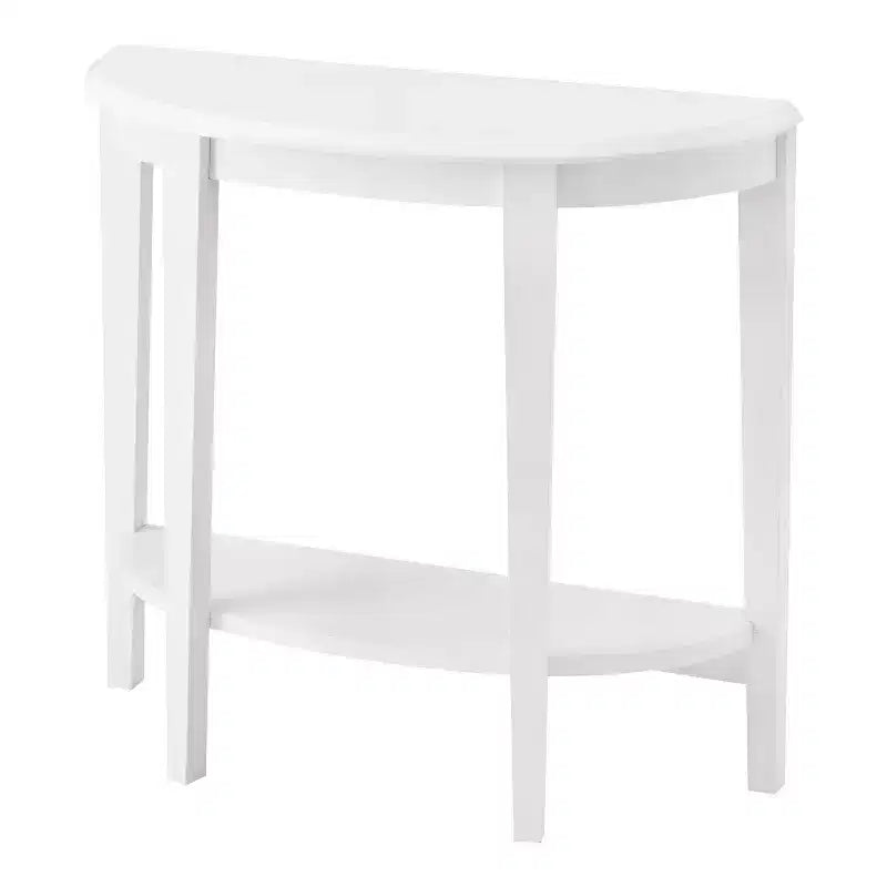 Console en demi-lune de transition 36" Heartrhythm avec étagère - Boutique 24h/24, 7j/7 à domicile