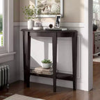 Console en demi-lune de transition 36" Heartrhythm avec étagère - Boutique 24h/24, 7j/7 à domicile