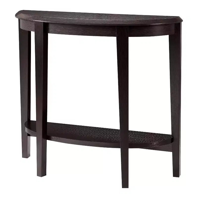 Console en demi-lune de transition 36" Heartrhythm avec étagère - Boutique 24h/24, 7j/7 à domicile