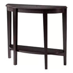 Console en demi-lune de transition 36" Heartrhythm avec étagère - Boutique 24h/24, 7j/7 à domicile