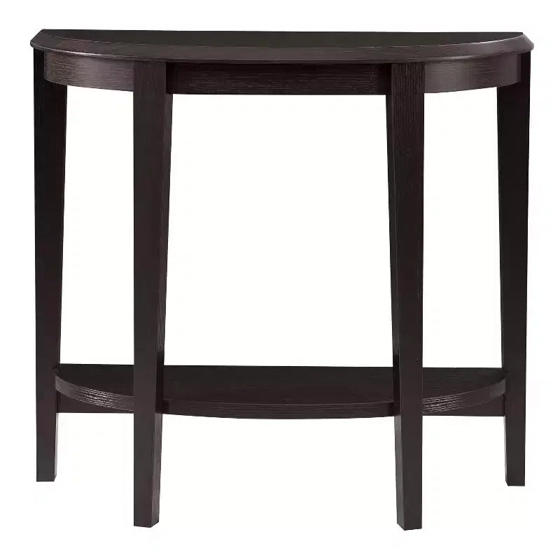 Console en demi-lune de transition 36" Heartrhythm avec étagère - Boutique 24h/24, 7j/7 à domicile