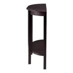 Console en demi-lune de transition 36" Heartrhythm avec étagère - Boutique 24h/24, 7j/7 à domicile
