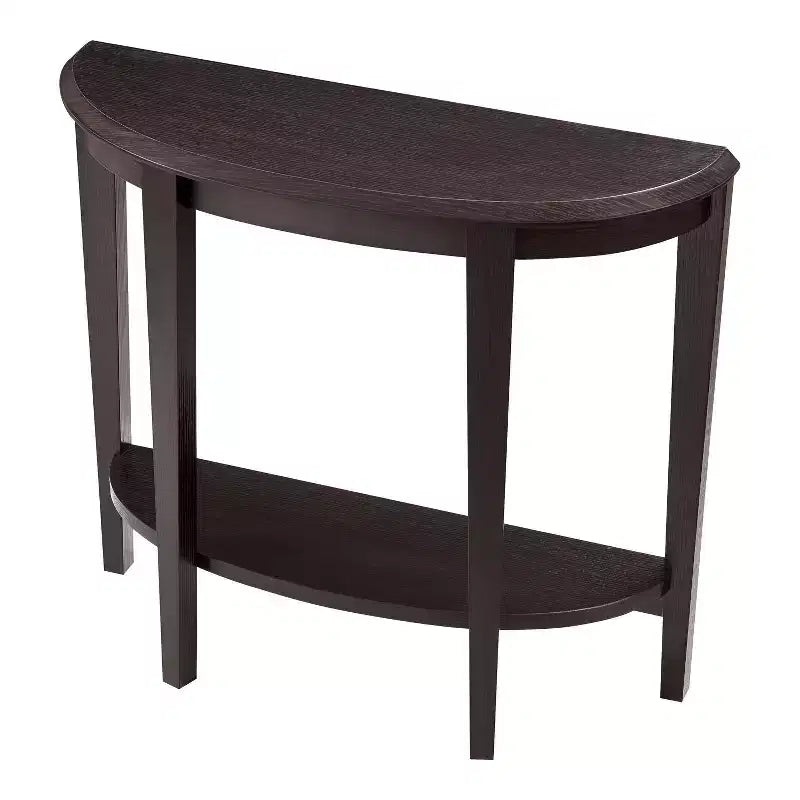 Console en demi-lune de transition 36" Heartrhythm avec étagère - Boutique 24h/24, 7j/7 à domicile