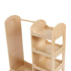 Centre de déguisement ECR4Kids avec miroir, Organisateur de costumes, Meuble Montessori