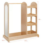 Centre de déguisement ECR4Kids avec miroir, Organisateur de costumes, Meuble Montessori
