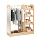 Centre de déguisement ECR4Kids avec miroir, Organisateur de costumes, Meuble Montessori