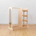 Centre de déguisement ECR4Kids avec miroir, Organisateur de costumes, Meuble Montessori
