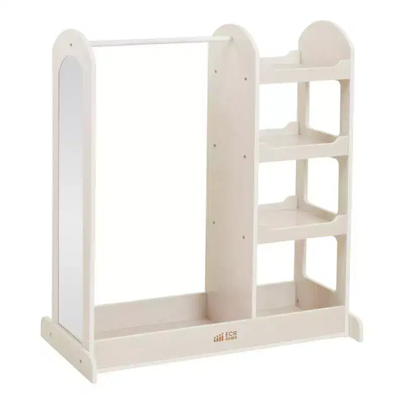 Centre de déguisement ECR4Kids avec miroir, Organisateur de costumes, Meuble Montessori