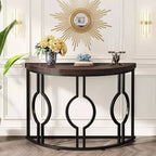 Tribesigns Table console demi-lune de 43 pouces