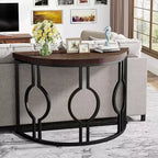 Tribesigns Table console demi-lune de 43 pouces