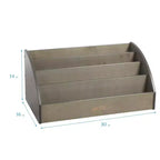 Présentoir à livres pour tout-petits en bois, orienté vers l'avant, ECR4Kids, étagère pour débutants