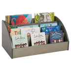 Présentoir à livres pour tout-petits en bois, orienté vers l'avant, ECR4Kids, étagère pour débutants